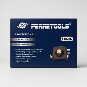 Chapa de puerta Ferretools FK9705 sobreponer