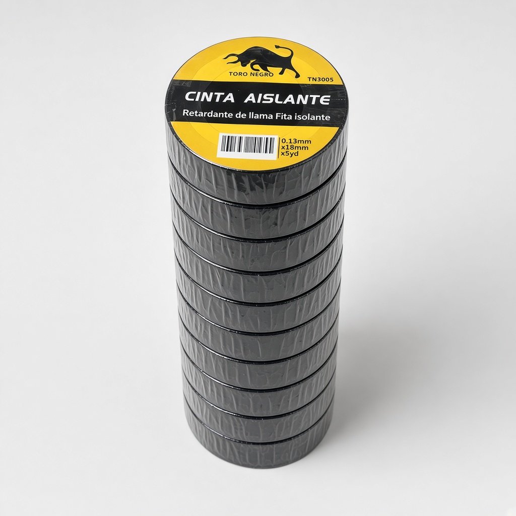 Cinta aislante Toro Negro pack 10 unidades
