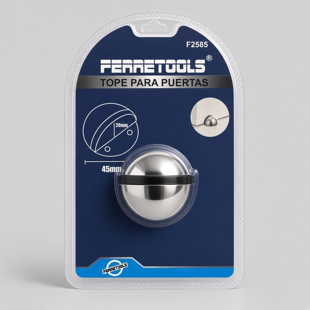 Tope de puerta Ferretools F2585