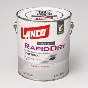 Esmalte anticorrosivo Lanco Rapid Dry negro 1 galón