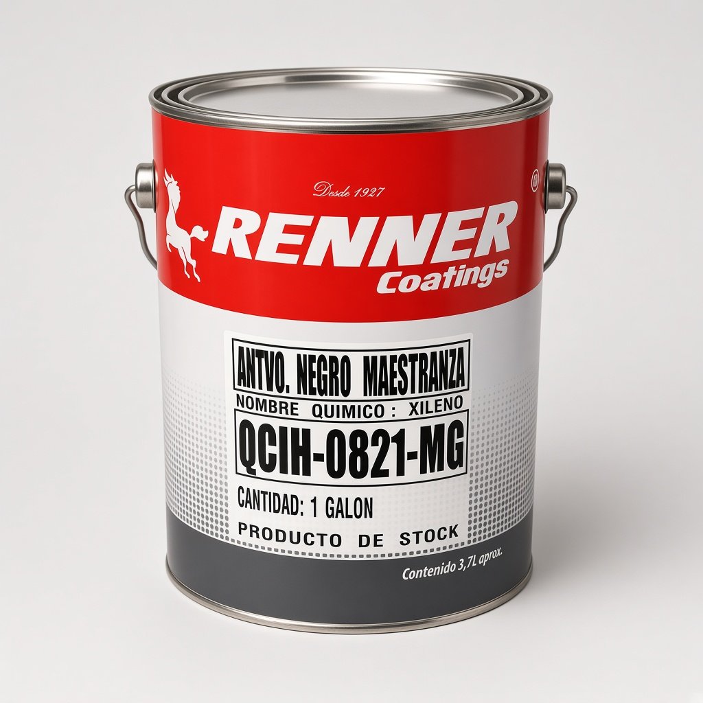 Anticorrosivo negro maestranza Renner 1 galón