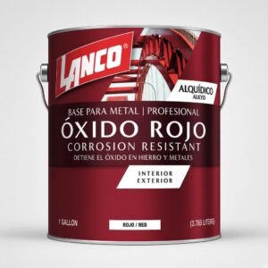 Base óxido rojo Lanco para metal 1 galón