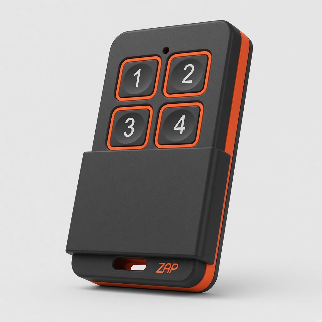 Control Remoto PPA Zap 4 Botones 433 Mhz Portón