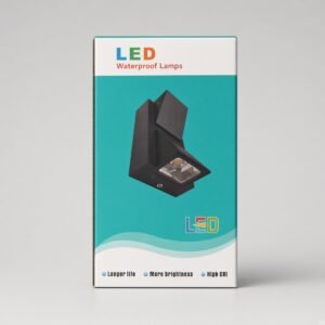 Foco LED bidireccional de muro para exterior