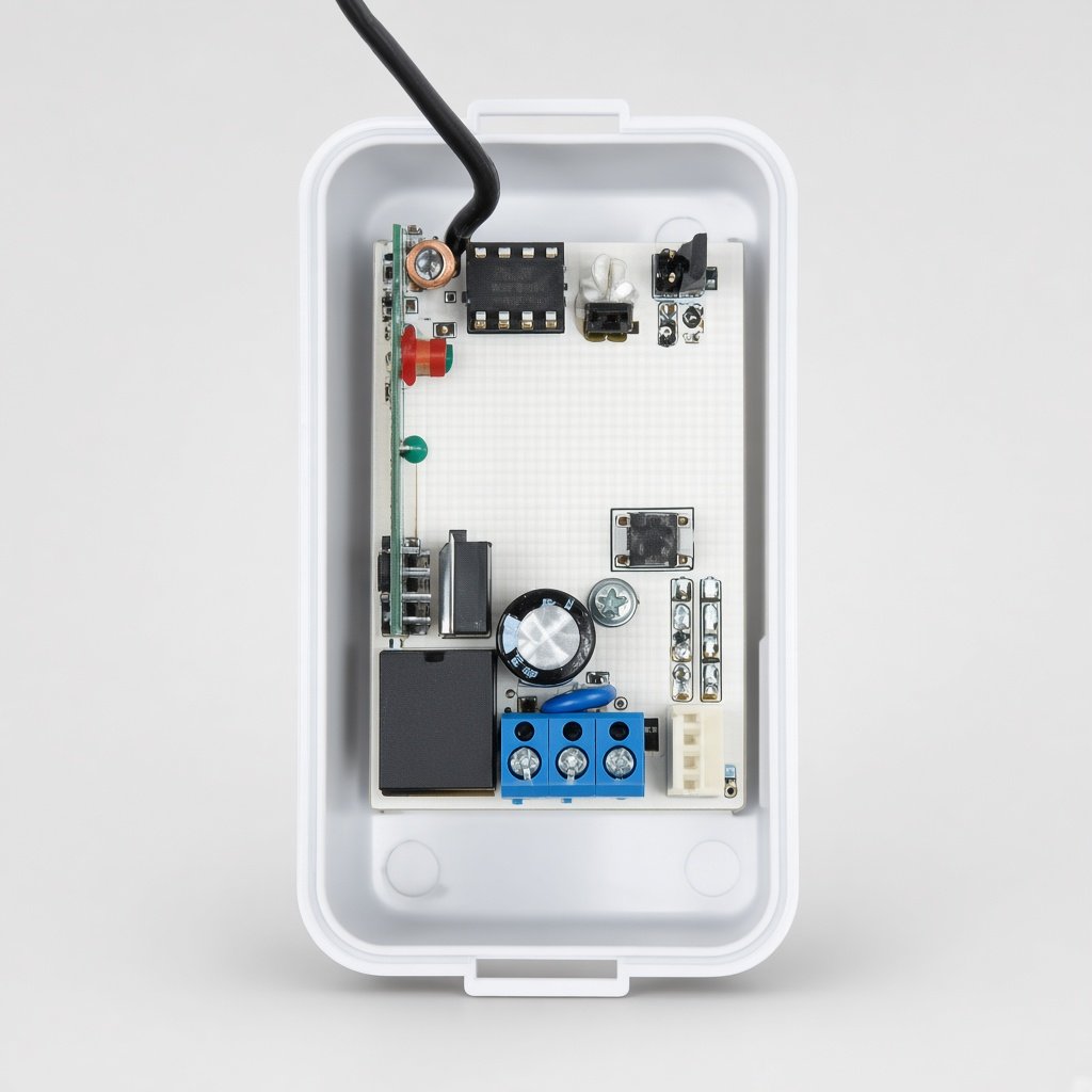 Receptor PPA Alcance 433 Mhz Con Relé Portón
