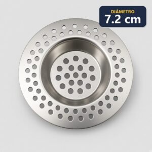 Rejilla de lavaplatos acero inoxidable 7,2 cm