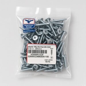 Tornillo punta broca #8×1" (bolsa 100 un)